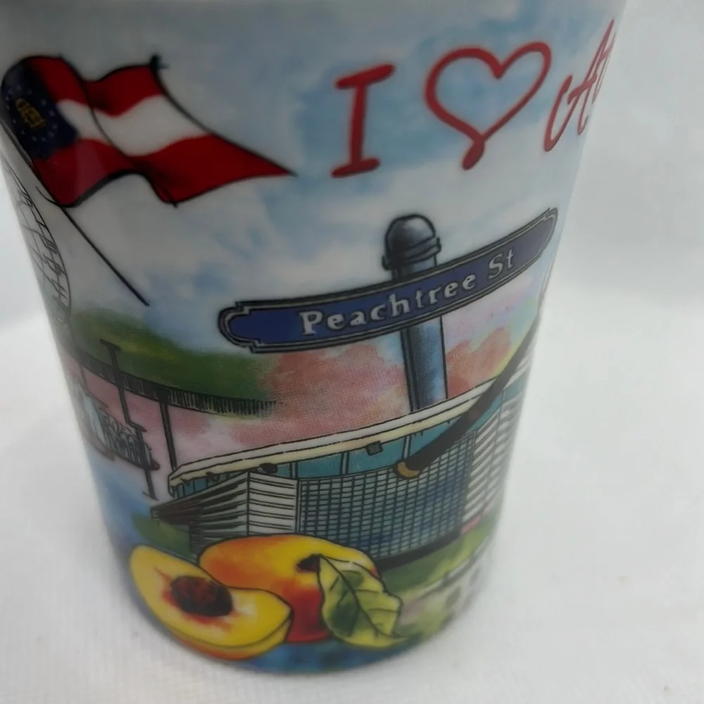 I Love Atlanta Souvenir Coffee Mug Cup the Postcard Company 10 Ounces
